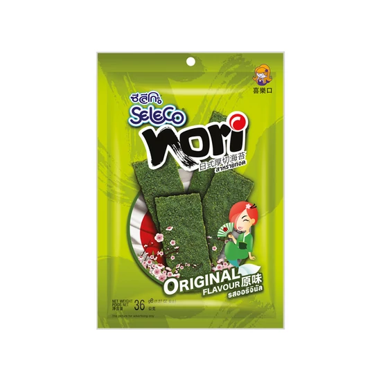 Ropogós Nori Snack - Eredeti Ízű, 36gr (Seleco)