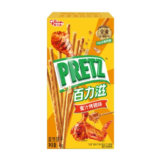Pretz - Mézes Sült Csirkeszárny Ízesítésű Ropi, 41gr (Glico)