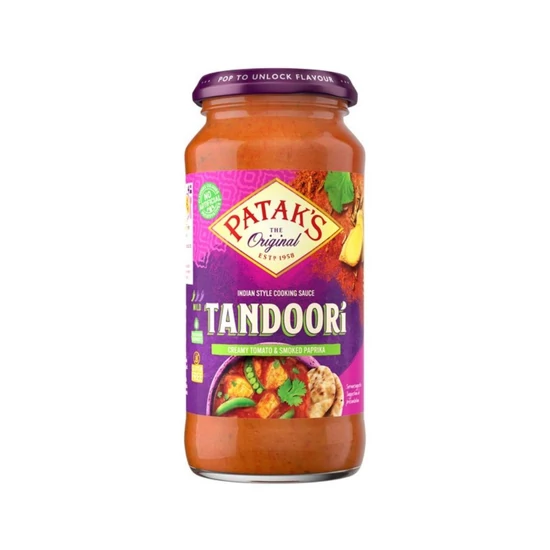 Gluténmentes Tandoori Szósz, 450gr (Patak's)