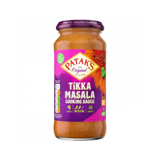 Gluténmentes Tikka Masala Szósz, 450gr (Patak's)