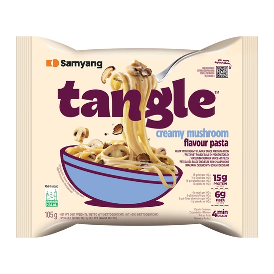 Instant Tészta Krémes Gomba Ízű, 105g (Samyang Tangle)