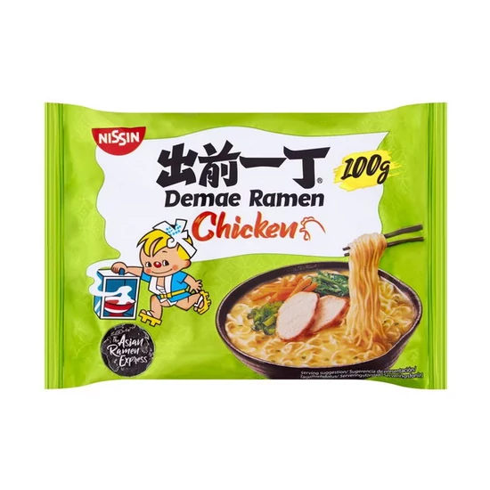 Demae Ramen - Csirke Ízesítésű Tésztaleves, 100gr (Nissin)