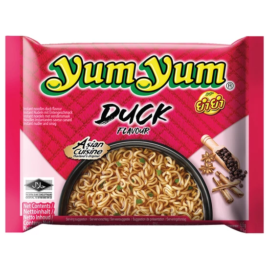 Instant Tészta Kacsa Ízesítéssel, 60gr (Yum Yum)