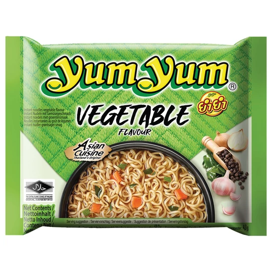 Instant Tészta Zöldség Ízesítéssel, 60gr (Yum Yum)
