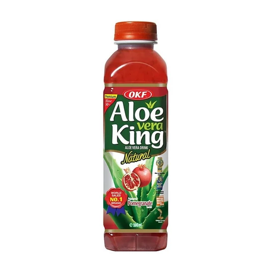 Aloe Vera Ital Gránátalma Ízű, 500ml (OKF)