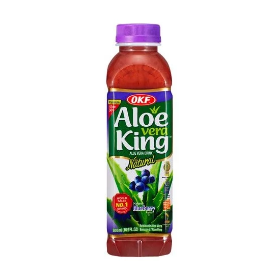 Aloe Vera Ital Áfonya Ízű, 500ml (OKF)
