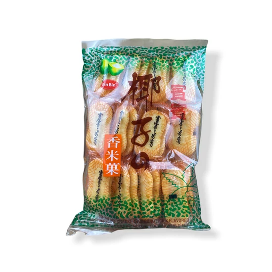 Kókuszos Rizskeksz, 150gr (Bin Bin)