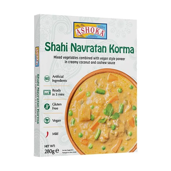 Instant Shahi Navratan Korma Készétel, 280gr (Ashoka)