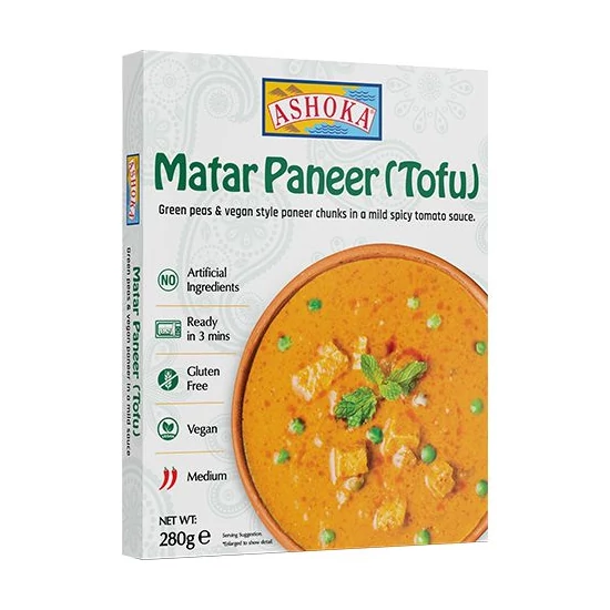 Matar Paneer (Tofu), 280gr (Ashoka)