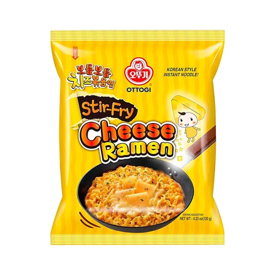 Koreai Stílusú Sajtos Ramen, 120gr (Ottogi)
