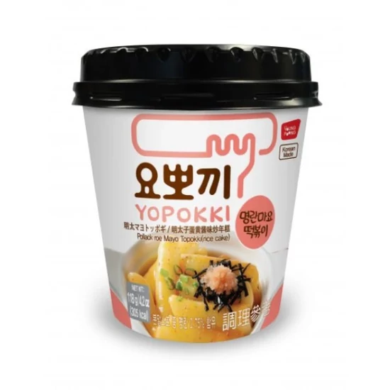 Instant Sajt Ízű Yopokki Pohárban, 120gr (Young Poong)