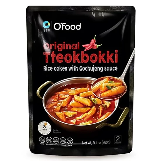 Topokki Gochujang Szósszal (2 adag), 260g (O'Food)