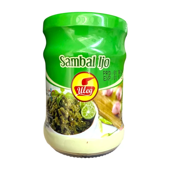 Sambal Ijo Zöld Chiliszósz, 190gr (Finna Uleg)