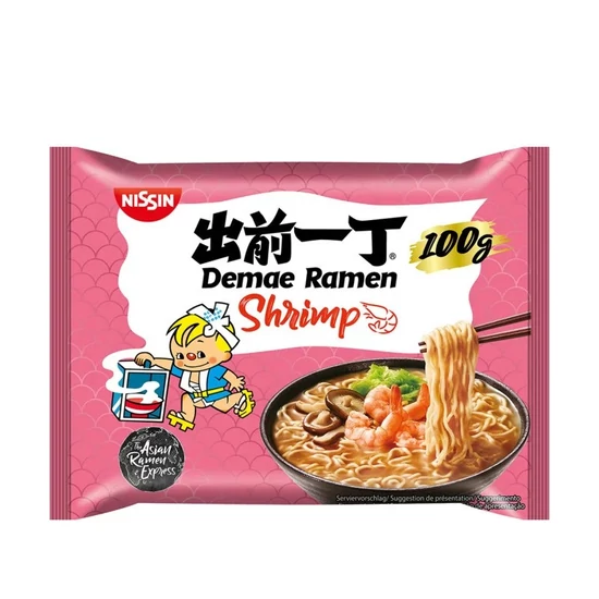 Demae Ramen - Rák Ízű Tésztaleves, 100gr (Nissin)