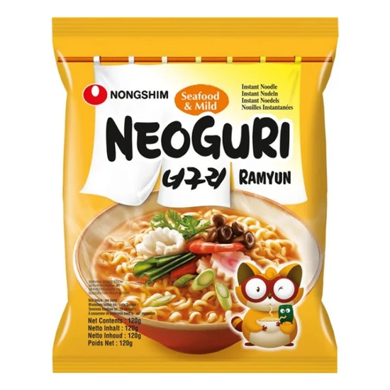 Neoguri Ramyun Mild Instant Tésztaleves, 120gr (Nongshim)