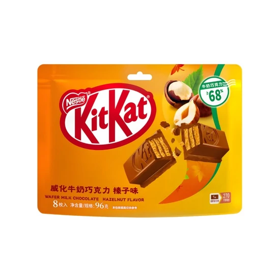 KitKat Tej Csokoládé & Mogyoró, 96gr (Nestlé CNY)
