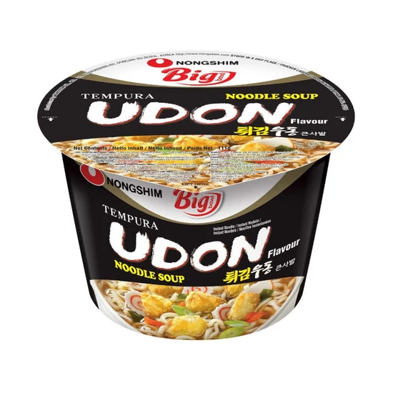 Tempura Udon Tésztaleves Pohárban, 111g (Nongshim)