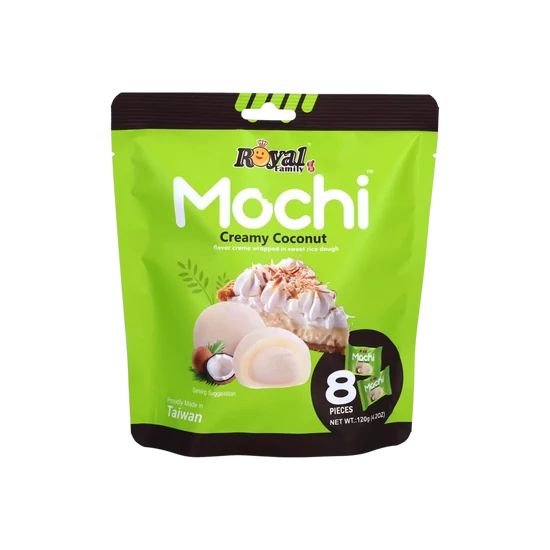 Krémes Kókusz Ízű Mochi, 120gr (Royal Family)