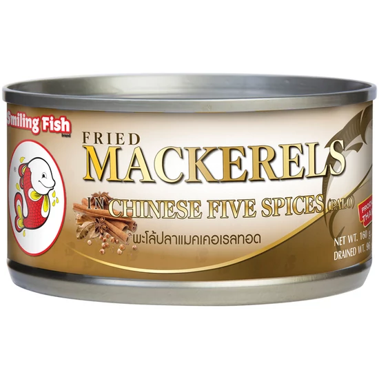 Sült Makréla Kínai Öt Fűszerrel, 160gr (Smiling Fish)