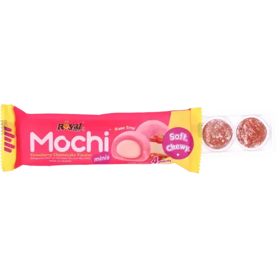 Pocket Mochi - Epres Sajttorta Ízű, 40gr (Royal Family)