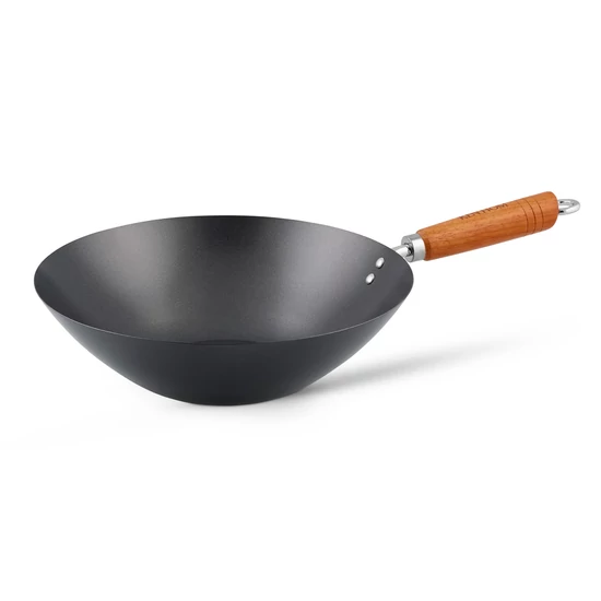 Klasszikus Tapadásmentes Szénacél Wok 35cm (Ken Hom)