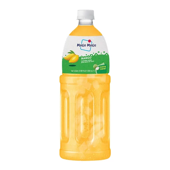 Mangó Ízű Üdítőital Kókusz Darabokkal, 1l (Mogu Mogu)