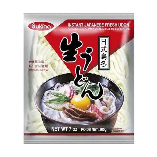 Friss Udon Tészta, 200gr (Sukina)