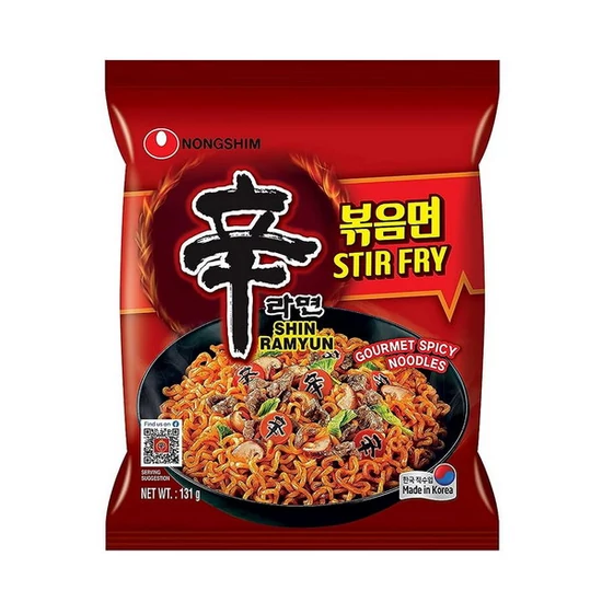 Stir Fry Shin Ramyun Instant Tészta, 131gr (Nongshim)