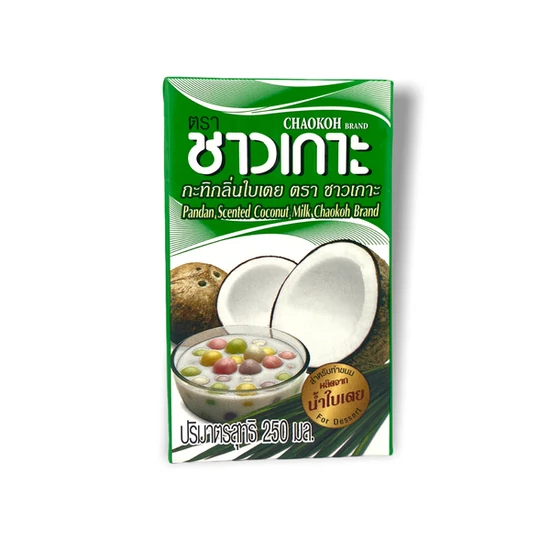 Kókusztej Pandan Ízesítésű (16% zsír), 250ml (Chaokoh)