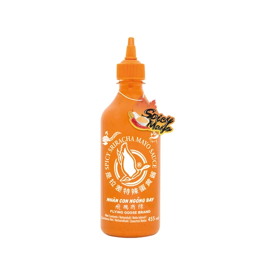 Sriracha Mayo (majonézes) Csípős Chiliszósz, 455ml (Flying Goose)