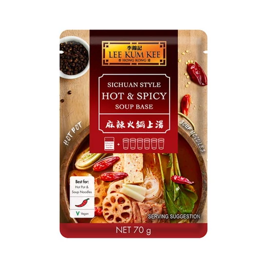 Szecsuáni Csípős Leves Alap Hot Pot, 70gr (Lee Kum Kee)