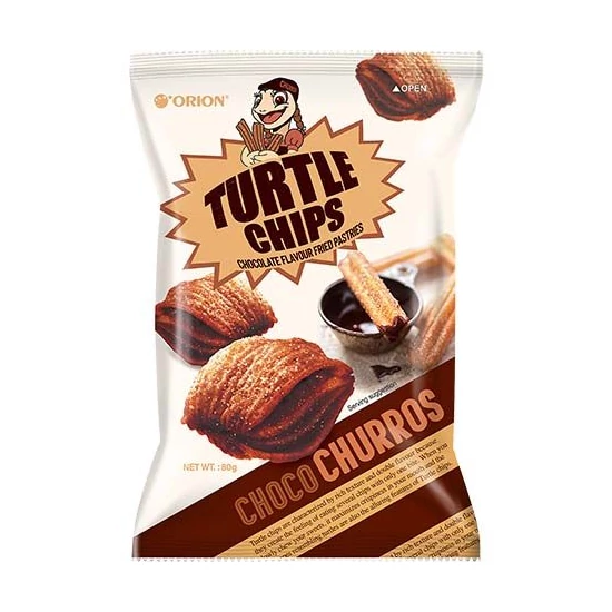 Teknős Chips, Csokis Churros Ízű, 80gr (Orion)
