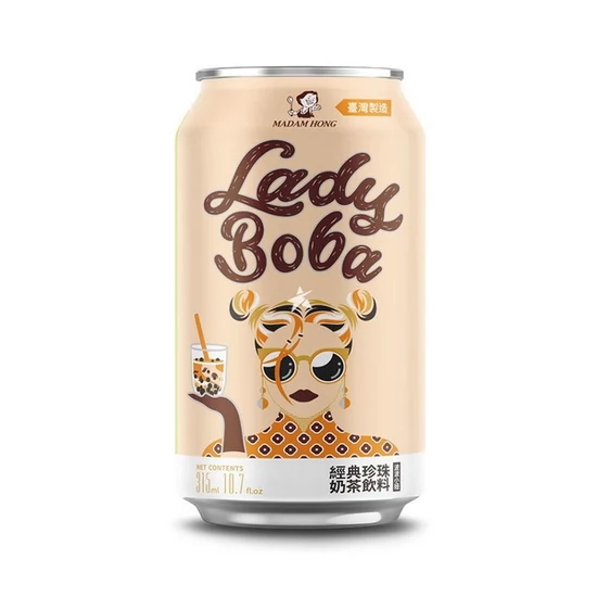 Lady Boba Classic Bubble Tea 315ml (Madam Hong)