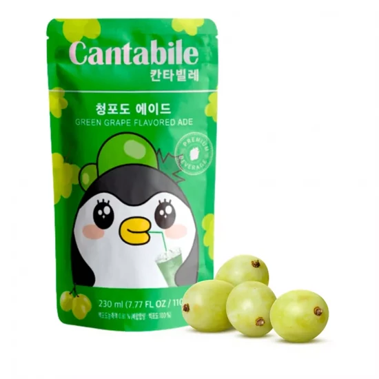 Zöld Szőlő Ízű Koreai Üdítőital, 230ml (Cantabile)