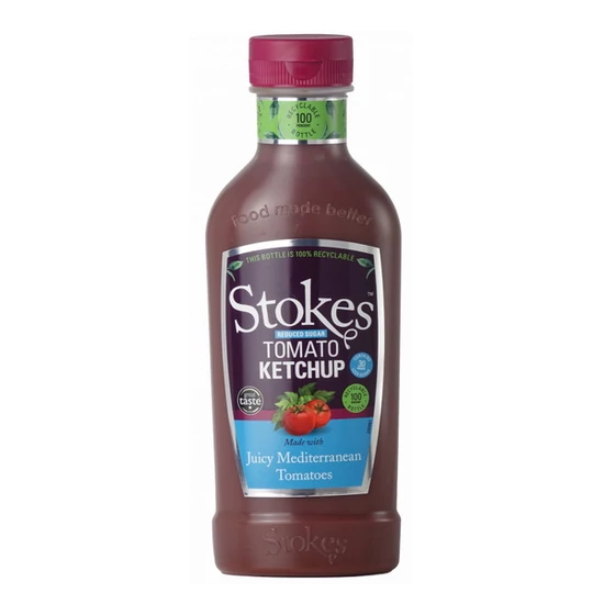 Igazi Paradicsom Ketchup Csökkentett Cukor, 475g (Stokes)