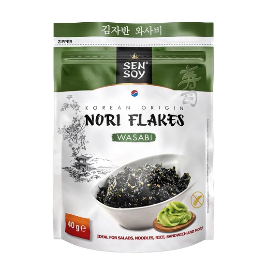 Nori Pehely - Wasabi Ízesítésű, 40gr (Sen Soy)