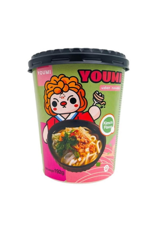 Instant Kimchi Ízű Udon Tészta, 192gr (Youmi)