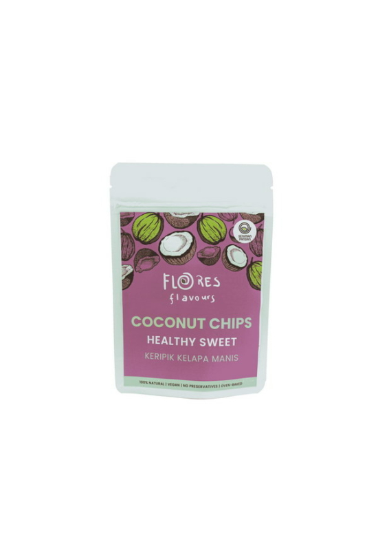 Kókusz Chips Édes, 40gr (Flores Flavours) 