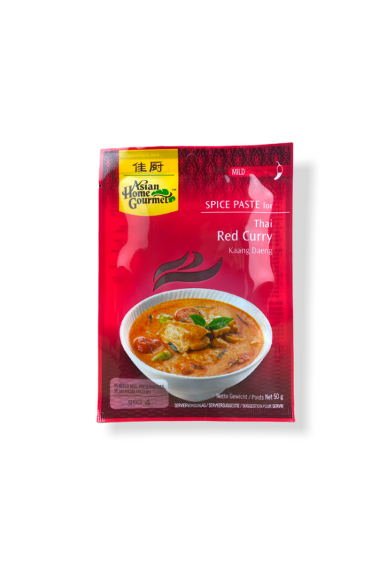 Thai vörös curry fűszerpaszta, 50gr (Asian Home Gourmet)