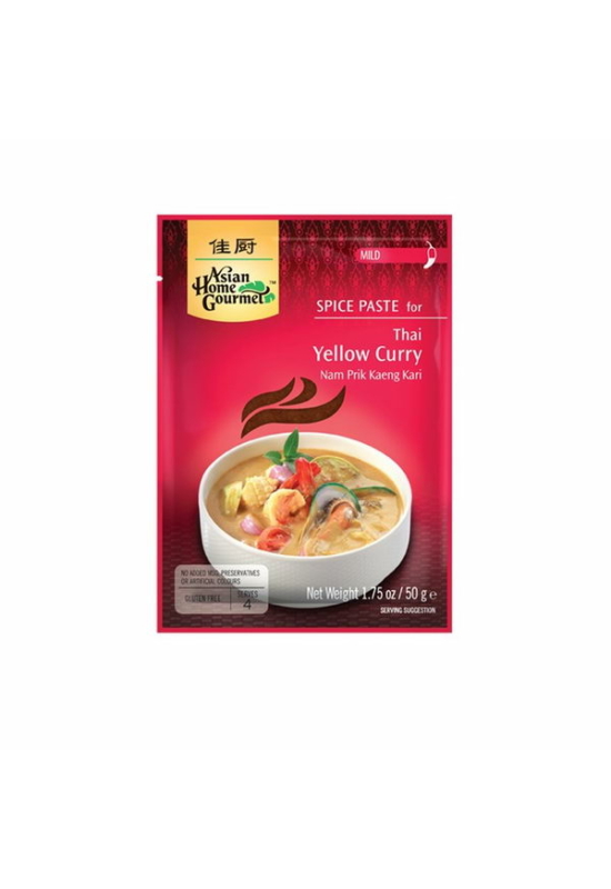 Thai Sárga Curry Fűszer Paszta, 50gr (Asian Home Gourmet)