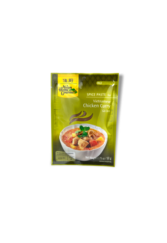 Vietnámi Csirke Curry Fűszer Paszta, 50gr (Asian Home Gourmet)