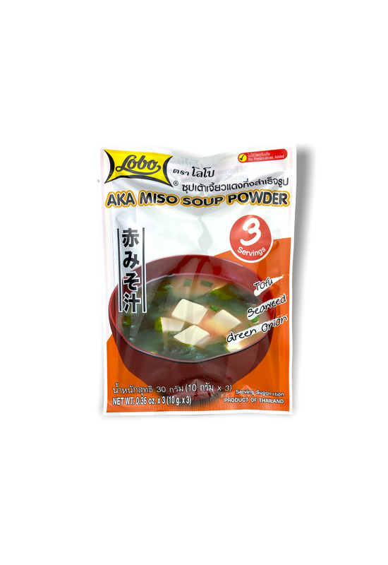 Instant Aka Miso leves, 30gr (Lobo)