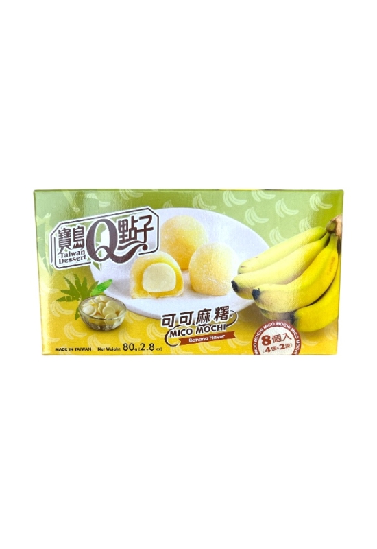Banános Mico Mochi, 80gr (Q Brand)