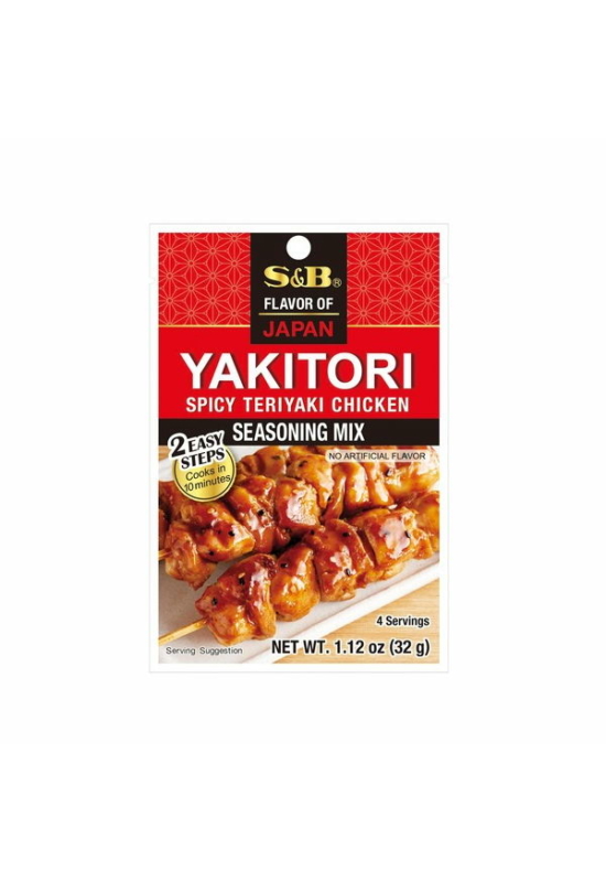 Yakitori - Fűszeres Teriyaki Csirke Fűszerkeverék, 32gr (S&amp;B)