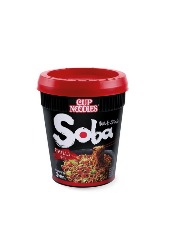 Cup Noodles Soba - Chili, 90gr (Nissin)