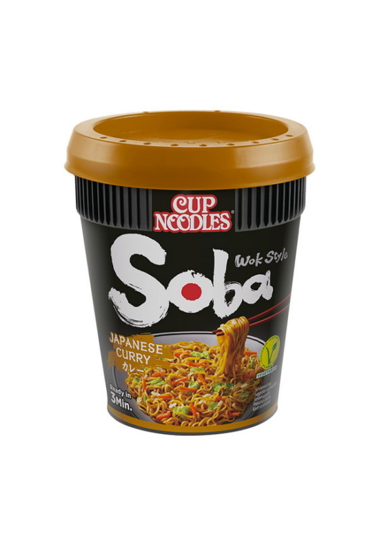 Cup Noodles Soba - Japán Curry, 90gr (Nissin)