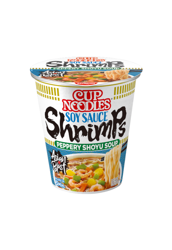 Cup Noodles Szója Szószos Rák Ízű Tésztaleves, 63gr (Nissin)