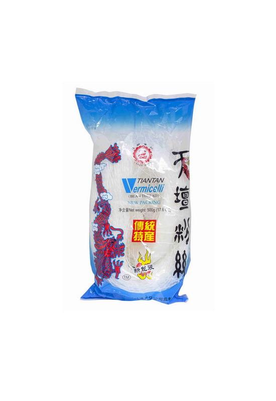 Mungóbab Cérnametélt (Üvegtészta), 500gr (Tiantan)