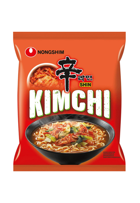 Kimchi Flavoured Instant Noodle, 120gr (Nongshim)