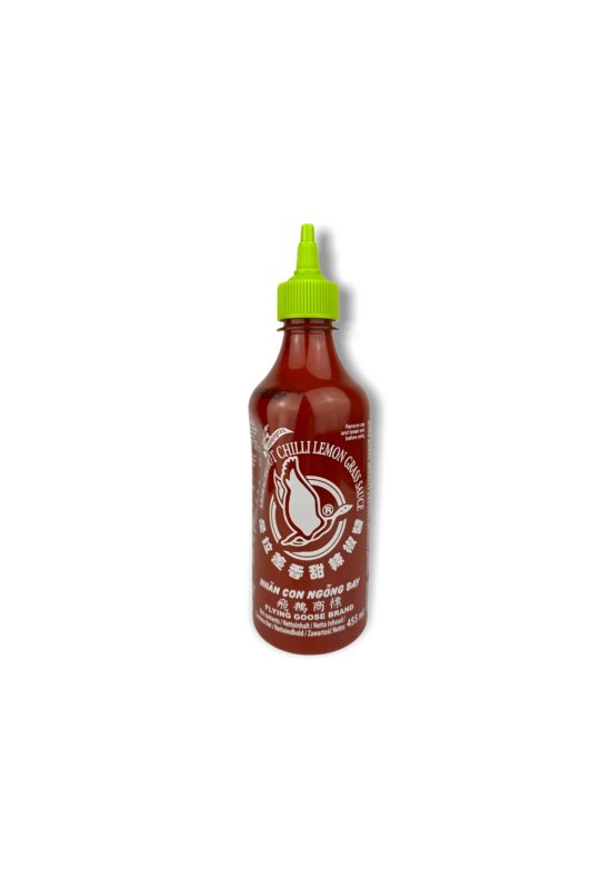 Sriracha Citromfű Csiliszósz, 455ml (Flying Goose)